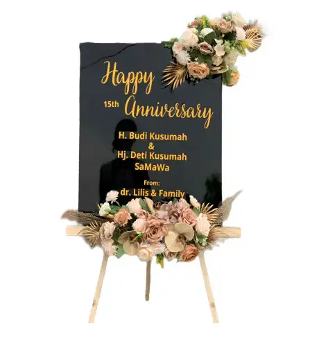 Papan Bunga Akrilik Kalisemut