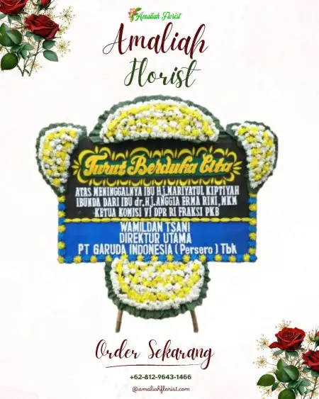 Papan Bunga Duka Kalisemut